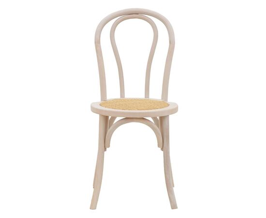 Καρέκλα Azhel pakoworld white wash ξύλο οξιάς-έδρα φυσικό rattan 41x50x89εκ - ΚΑΡΕΚΛΕΣ - ΠΟΛΥΘΡΟΝΕΣ ΕΣ. στο Milonadakis.gr