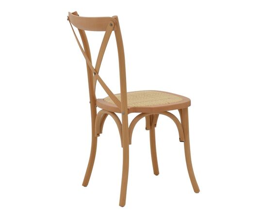 Καρέκλα Dylon pakoworld φυσικό ξύλο οξιάς-έδρα φυσικό rattan 48x52x89εκ - ΚΑΡΕΚΛΕΣ - ΠΟΛΥΘΡΟΝΕΣ ΕΣ. στο Milonadakis.gr