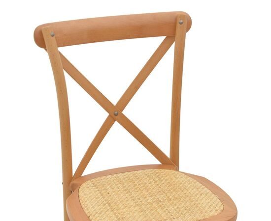 Καρέκλα Dylon pakoworld φυσικό ξύλο οξιάς-έδρα φυσικό rattan 48x52x89εκ - ΚΑΡΕΚΛΕΣ - ΠΟΛΥΘΡΟΝΕΣ ΕΣ. στο Milonadakis.gr