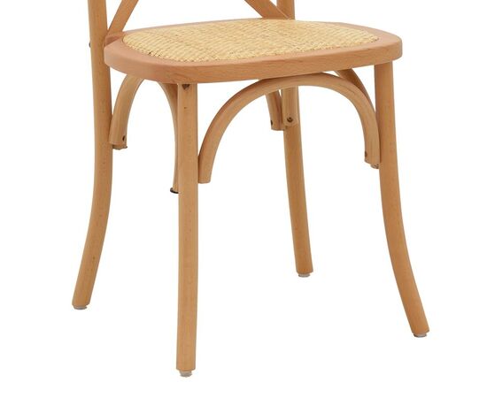 Καρέκλα Dylon pakoworld φυσικό ξύλο οξιάς-έδρα φυσικό rattan 48x52x89εκ - ΚΑΡΕΚΛΕΣ - ΠΟΛΥΘΡΟΝΕΣ ΕΣ. στο Milonadakis.gr