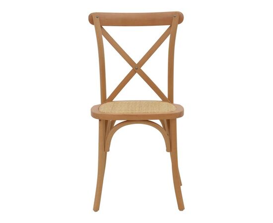 Καρέκλα Dylon pakoworld καρυδί ξύλο οξιάς-έδρα φυσικό rattan 48x52x89εκ - ΚΑΡΕΚΛΕΣ - ΠΟΛΥΘΡΟΝΕΣ ΕΣ. στο Milonadakis.gr