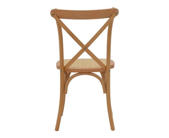 Καρέκλα Dylon pakoworld καρυδί ξύλο οξιάς-έδρα φυσικό rattan 48x52x89εκ - ΚΑΡΕΚΛΕΣ - ΠΟΛΥΘΡΟΝΕΣ ΕΣ. στο Milonadakis.gr
