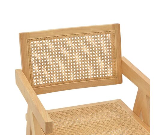 Πολυθρόνα Kalen pakoworld φυσικό rubberwood 52x59x79εκ - ΚΑΡΕΚΛΕΣ - ΠΟΛΥΘΡΟΝΕΣ στο Milonadakis.gr