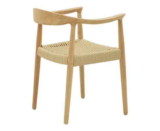 Πολυθρόνα Juvan pakoworld φυσικό rubberwood 64x53x77εκ - ΚΑΡΕΚΛΕΣ - ΠΟΛΥΘΡΟΝΕΣ στο Milonadakis.gr