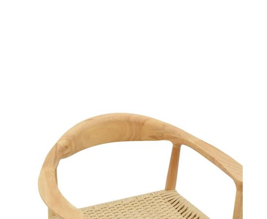 Πολυθρόνα Juvan pakoworld φυσικό rubberwood 64x53x77εκ - ΚΑΡΕΚΛΕΣ - ΠΟΛΥΘΡΟΝΕΣ στο Milonadakis.gr