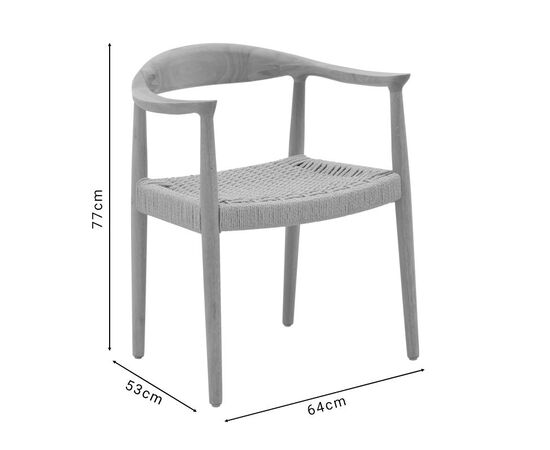 Πολυθρόνα Juvan pakoworld φυσικό rubberwood 64x53x77εκ - ΚΑΡΕΚΛΕΣ - ΠΟΛΥΘΡΟΝΕΣ στο Milonadakis.gr