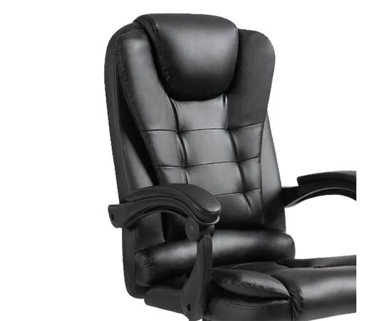 Καρέκλα γραφείου διευθυντή Benett pakoworld μαύρο pu 62x48x110εκ - ΚΑΡΕΚΛΕΣ ΓΡΑΦΕΙΟΥ στο Milonadakis.gr