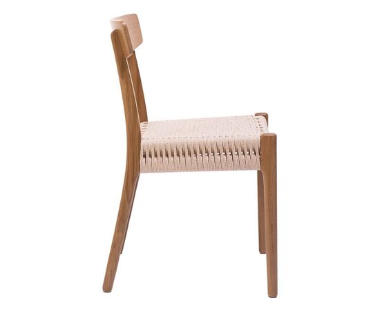 Καρέκλα Safal pakoworld oak δρυς ξύλο-έδρα εκρού σχοινί 51x50x78εκ - ΚΑΡΕΚΛΕΣ - ΠΟΛΥΘΡΟΝΕΣ ΕΣ. στο Milonadakis.gr