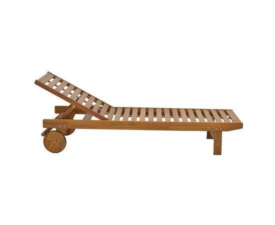 Ξαπλώστρα Weylar pakoworld ξύλο ακακίας φυσικό 60x193x30εκ - ΞΑΠΛΩΣΤΡΕΣ στο Milonadakis.gr