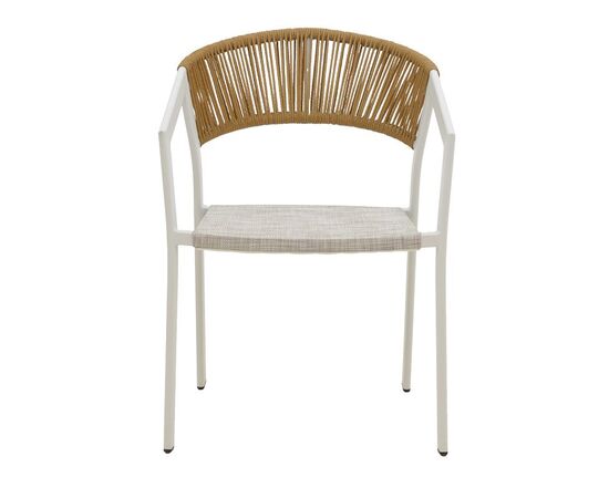 Πολυθρόνα κήπου Glisten pakoworld rattan μπεζ-λευκό 57x60x78εκ - ΚΑΡΕΚΛΕΣ - ΠΟΛΥΘΡΟΝΕΣ στο Milonadakis.gr