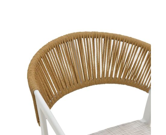 Πολυθρόνα κήπου Glisten pakoworld rattan μπεζ-λευκό 57x60x78εκ - ΚΑΡΕΚΛΕΣ - ΠΟΛΥΘΡΟΝΕΣ στο Milonadakis.gr