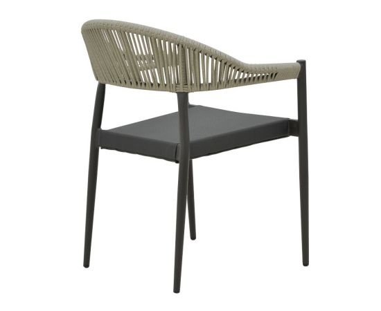 Πολυθρόνα κήπου Elation pakoworld rattan-αλουμίνο ανθρακί 57x56x78εκ - ΚΑΡΕΚΛΕΣ - ΠΟΛΥΘΡΟΝΕΣ στο Milonadakis.gr