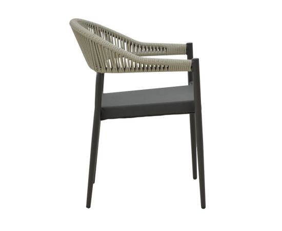 Πολυθρόνα κήπου Elation pakoworld rattan-αλουμίνο ανθρακί 57x56x78εκ - ΚΑΡΕΚΛΕΣ - ΠΟΛΥΘΡΟΝΕΣ στο Milonadakis.gr