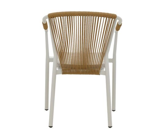Πολυθρόνα κήπου Convince pakoworld rattan μπεζ-αλουμίνιο λευκό 57x63x82εκ - ΚΑΡΕΚΛΕΣ - ΠΟΛΥΘΡΟΝΕΣ στο Milonadakis.gr