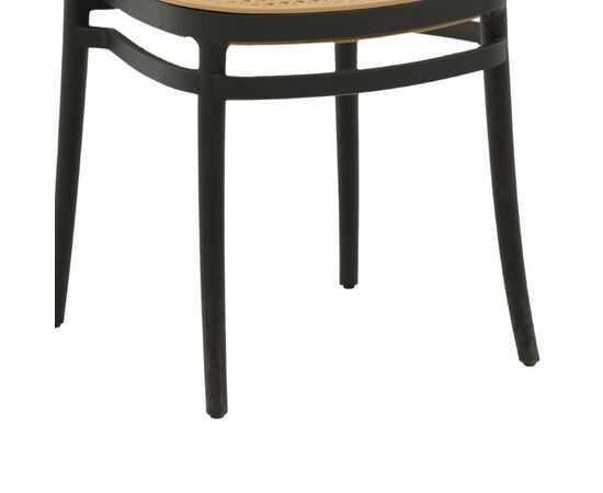 Καρέκλα Nereus pakoworld pp φυσικό-μαύρο 45x43x84εκ - ΚΑΡΕΚΛΕΣ - ΠΟΛΥΘΡΟΝΕΣ στο Milonadakis.gr