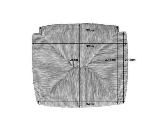 Ψάθα για ξύλινη καρέκλα Charchie pakoworld φυσικό 39x33x3εκ - ΕΠΙΠΛΑ ΤΑΒΕΡΝΑΣ - ΚΑΦΕΝΕΙΟΥ στο Milonadakis.gr