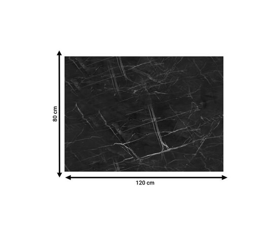 Επιφάνεια τραπεζιού Saran pakoworld μαύρο μαρμάρου 120x80εκ - ΕΠΙΦΑΝΕΙΕΣ ΤΡΑΠΕΖΙΩΝ στο Milonadakis.gr
