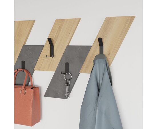 Κρεμάστρα τοίχου Livy pakoworld oak-γκρι μελαμίνης 75.2x1.8x45.3εκ - ΚΑΛΟΓΕΡΟΙ - ΚΡΕΜΑΣΤΡΕΣ στο Milonadakis.gr