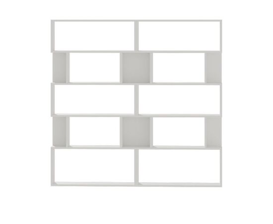 Βιβλιοθήκη Booky pakoworld 12 ραφιών λευκό μελαμίνης 180x20x175εκ - ΒΙΒΛΙΟΘΗΚΕΣ στο Milonadakis.gr