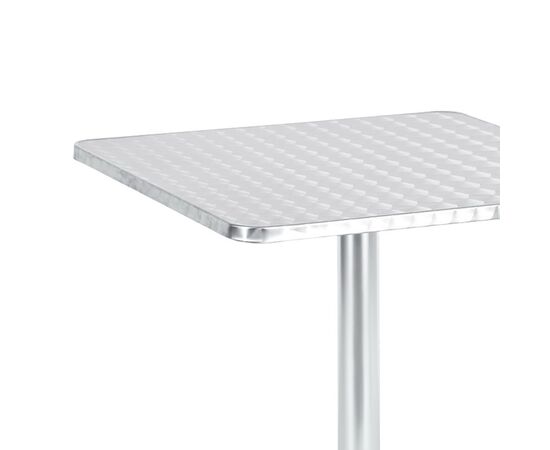 Τραπέζι Lazo pakoworld χρωμίου αλουμίνιο 60x60x70εκ - ΤΡΑΠΕΖΙΑ ΕΞ. ΧΩΡΟΥ στο Milonadakis.gr