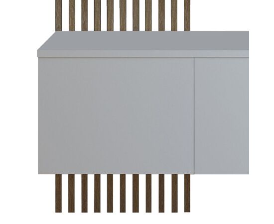 Έπιπλο εισόδου Arika pakoworld λευκό-sonoma 100x37x199.5εκ - ΕΠΙΠΛΑ ΕΙΣΟΔΟΥ στο Milonadakis.gr