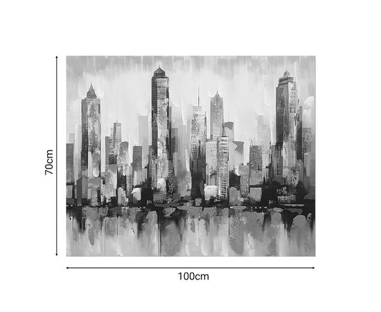 Πίνακας σε καμβά Towny Inart 100x3x70εκ - ΠΙΝΑΚΕΣ στο Milonadakis.gr