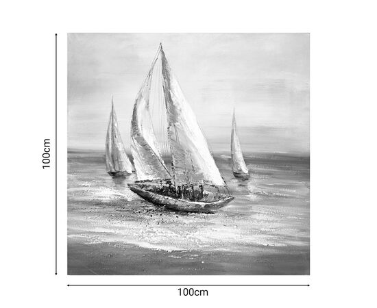 Πίνακας σε καμβά Sailer Inart 100x3x100εκ - ΠΙΝΑΚΕΣ στο Milonadakis.gr