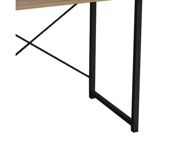 Γραφείο εργασίας Ustando pakoworld oak-μαύρο μελαμίνης 90x60x72εκ - ΓΡΑΦΕΙΑ στο Milonadakis.gr