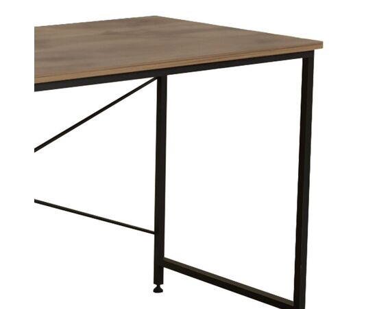 Γραφείο εργασίας Karvem pakoworld oak-μαύρο μελαμίνης 120x60x73εκ - ΓΡΑΦΕΙΑ στο Milonadakis.gr
