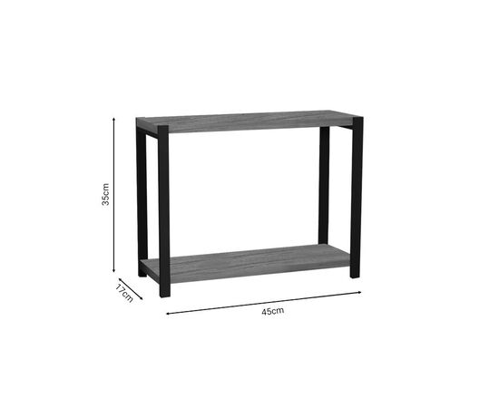 Επιτραπέζια  ραφιέρα Lerf pakoworld oak-μαύρο μελαμίνης 45x17x35εκ - ΟΡΓΑΝΩΣΗ ΣΠΙΤΙΟΥ στο Milonadakis.gr