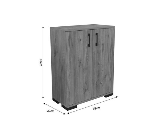Ντουλάπι Yven pakoworld oak μελαμίνης 65x32x83εκ - ΝΤΟΥΛΑΠΙΑ στο Milonadakis.gr