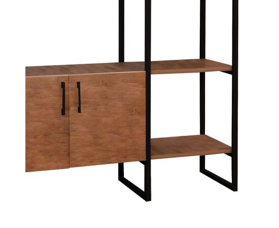 Έπιπλο εισόδου Thoj pakoworld oak μελαμίνης 120x34x180εκ - ΕΠΙΠΛΑ ΕΙΣΟΔΟΥ στο Milonadakis.gr