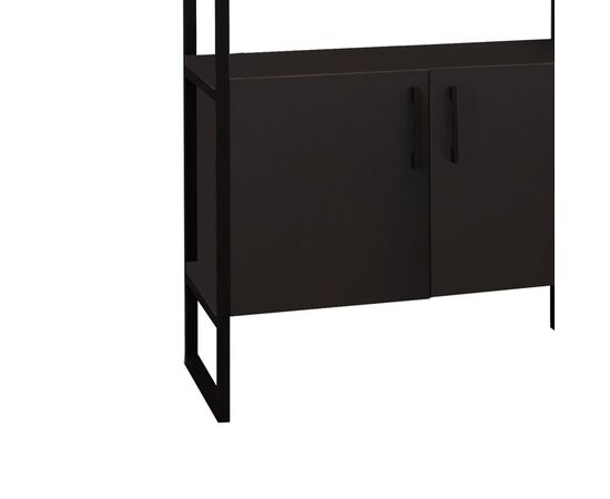 Έπιπλο εισόδου Thoj pakoworld ανθρακί μελαμίνης 120x34x180εκ - ΕΠΙΠΛΑ ΕΙΣΟΔΟΥ στο Milonadakis.gr