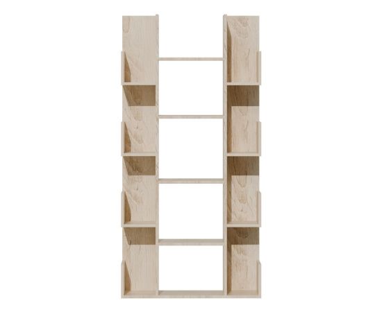 Βιβλιοθήκη Charles pakoworld μελαμίνης φυσικό 90x31x182,5εκ - ΒΙΒΛΙΟΘΗΚΕΣ στο Milonadakis.gr