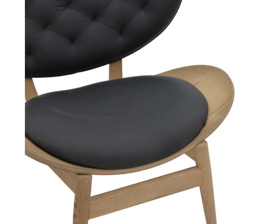 Πολυθρόνα relax Udalle pakoworld μασίφ ξύλο καρυδί-PU μάυρο 77x70x82εκ - ΚΑΡΕΚΛΕΣ - ΠΟΛΥΘΡΟΝΕΣ ΕΣ. στο Milonadakis.gr
