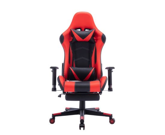 Καρέκλα γραφείου gaming Zeldo pakoworld pu μαύρο-κόκκινο 66x56x135εκ - ΚΑΡΕΚΛΕΣ ΓΡΑΦΕΙΟΥ στο Milonadakis.gr