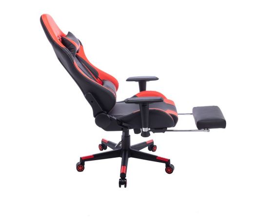 Καρέκλα γραφείου gaming Zeldo pakoworld pu μαύρο-κόκκινο 66x56x135εκ - ΚΑΡΕΚΛΕΣ ΓΡΑΦΕΙΟΥ στο Milonadakis.gr