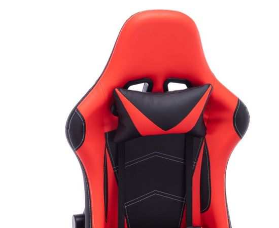 Καρέκλα γραφείου gaming Zeldo pakoworld pu μαύρο-κόκκινο 66x56x135εκ - ΚΑΡΕΚΛΕΣ ΓΡΑΦΕΙΟΥ στο Milonadakis.gr