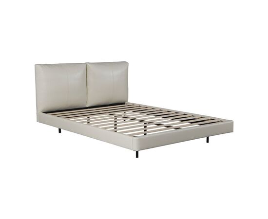 Κρεβάτι διπλό Jessie pakoworld floating style με led-PU εκρού 160x200εκ - ΚΡΕΒΑΤΙΑ στο Milonadakis.gr