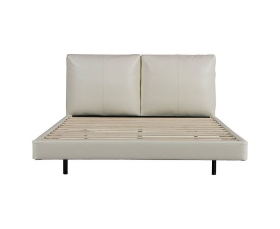 Κρεβάτι διπλό Jessie pakoworld floating style με led-PU εκρού 160x200εκ - ΚΡΕΒΑΤΙΑ στο Milonadakis.gr