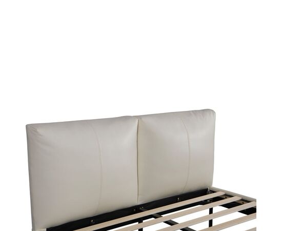 Κρεβάτι διπλό Jessie pakoworld floating style με led-PU εκρού 160x200εκ - ΚΡΕΒΑΤΙΑ στο Milonadakis.gr