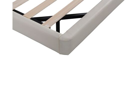 Κρεβάτι διπλό Jessie pakoworld floating style με led-PU εκρού 160x200εκ - ΚΡΕΒΑΤΙΑ στο Milonadakis.gr