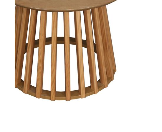 Τραπέζι σαλονιού Domonic pakoworld φυσικό Φ60x45εκ - ΤΡΑΠΕΖΑΚΙΑ ΣΑΛΟΝΙΟΥ στο Milonadakis.gr
