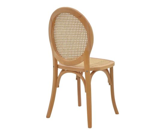 Καρέκλα Camil pakoworld φυσικό ξύλο οξιάς-φυσικό rattan 45x50x94εκ - ΚΑΡΕΚΛΕΣ - ΠΟΛΥΘΡΟΝΕΣ ΕΣ. στο Milonadakis.gr