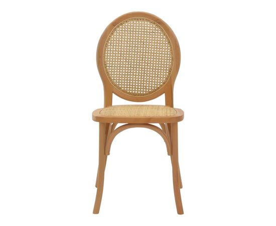 Καρέκλα Camil pakoworld φυσικό ξύλο οξιάς-φυσικό rattan 45x50x94εκ - ΚΑΡΕΚΛΕΣ - ΠΟΛΥΘΡΟΝΕΣ ΕΣ. στο Milonadakis.gr