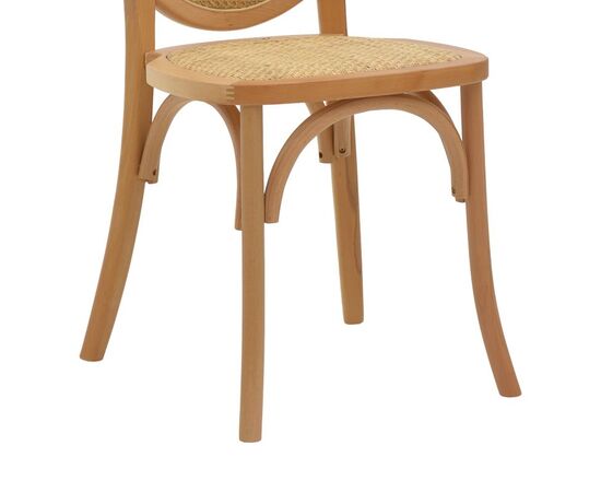 Καρέκλα Camil pakoworld φυσικό ξύλο οξιάς-φυσικό rattan 45x50x94εκ - ΚΑΡΕΚΛΕΣ - ΠΟΛΥΘΡΟΝΕΣ ΕΣ. στο Milonadakis.gr