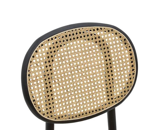 Καρέκλα Zoel pakoworld μαύρο ξύλο οξιάς-φυσικό rattan 45x52x82εκ - ΚΑΡΕΚΛΕΣ - ΠΟΛΥΘΡΟΝΕΣ ΕΣ. στο Milonadakis.gr