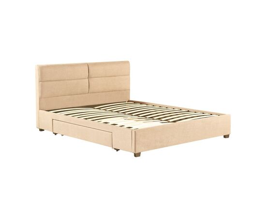 Κρεβάτι διπλό Anay pakoworld με συρτάρι ύφασμα σομόν 160x200εκ - ΚΡΕΒΑΤΙΑ στο Milonadakis.gr