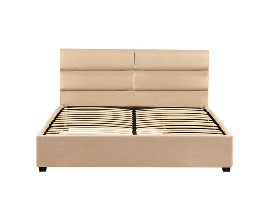 Κρεβάτι διπλό Anay pakoworld με συρτάρι ύφασμα σομόν 160x200εκ - ΚΡΕΒΑΤΙΑ στο Milonadakis.gr