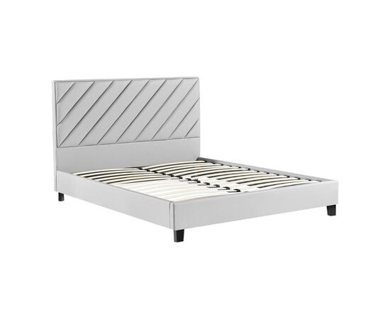 Κρεβάτι διπλό Franky pakoworld pu ανθρακί 160x200εκ - ΚΡΕΒΑΤΙΑ στο Milonadakis.gr